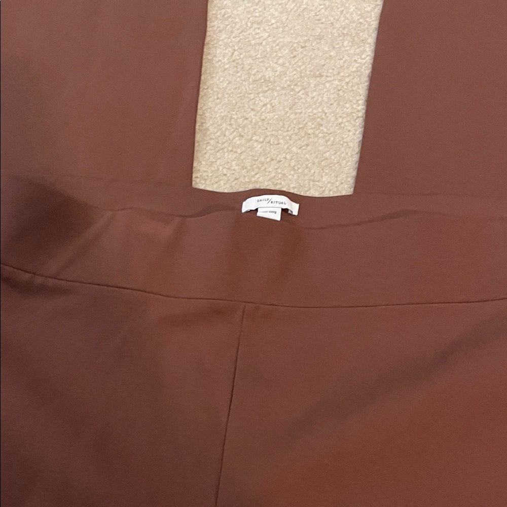 Daily Ritual Chocolate Brown Pants - Picture 5 of 5